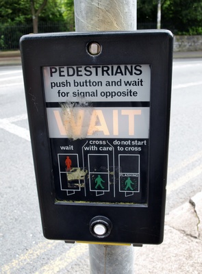 Fußgängerampel in Cork