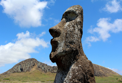 Der Reisende Moai, Osterinsel