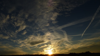 Himmel über Cuxhaven