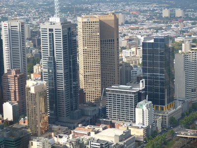 Melbourne von oben 2