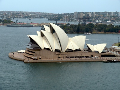 Blick auf die Sydney Oper