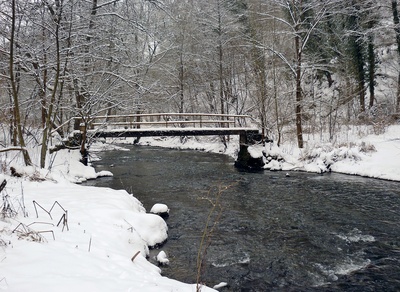 "Winter am Fluss"