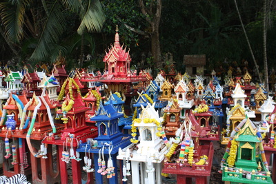 Geisterhäuser in Thailand