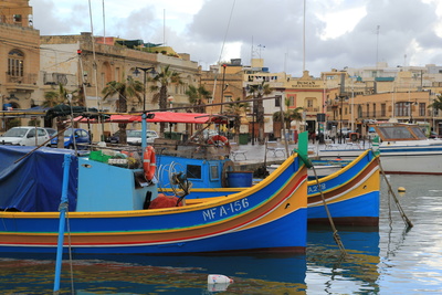 Hafen auf Gozo, maltesische Inseln