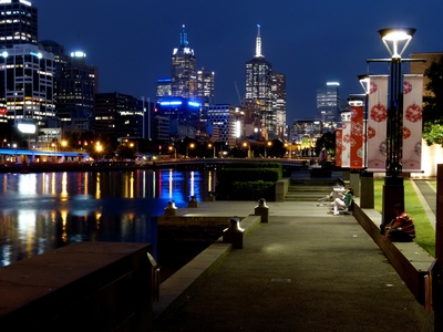 Melbourne bei Nacht 3
