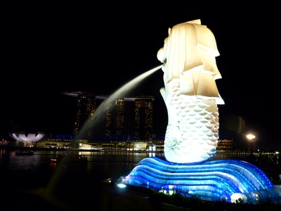 Singapur bei Nacht 3