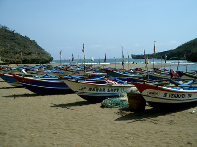 Boote in Indonesien