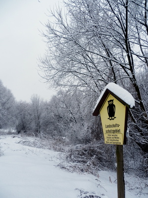 Landschaftsschutzgebiet im Winter