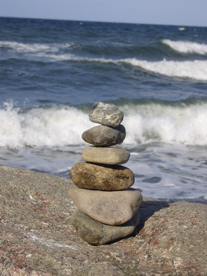 Balance an der Ostsee