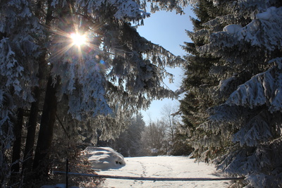 Die Sonne bricht durch