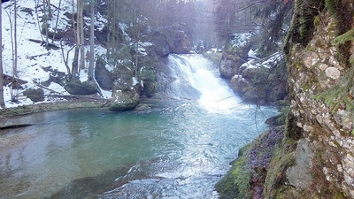 Wasserfall im Eistobel