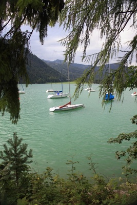 Ein Boot am Achensee
