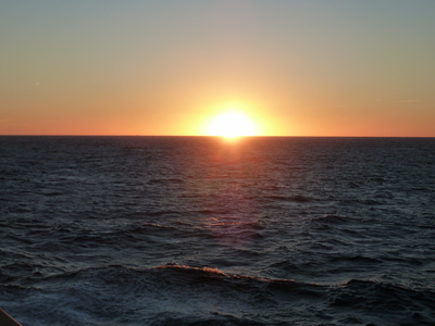 Sonnenuntergang im Atlantik