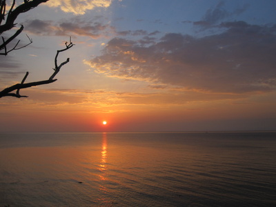 Sonnenuntergang auf Rügen