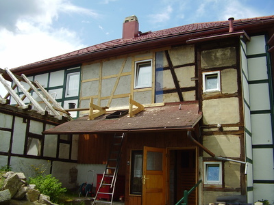 Sanierung eines alten Fachwerkhauses