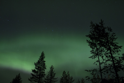 Nordlicht in Finnisch Lappland