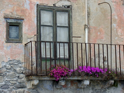 Balkon in Lipari