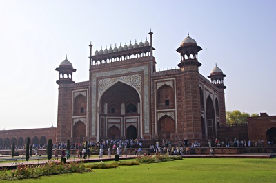 Eingang zum Taj Mahal  11