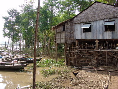 Haus in Châu Đốc am Mekong