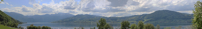 Panorama vom Attersee