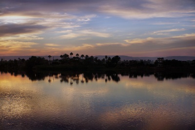Sonnenuntergang überm Nil 4