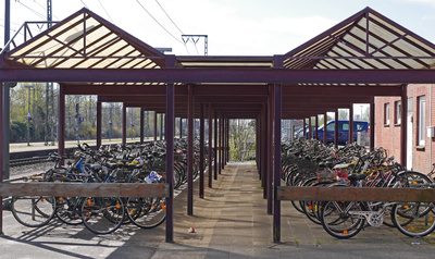 Fahrrad am Bahnhof