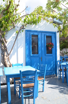 typisches griechisches Restaurant