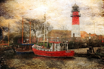 Leuchtturm im Hafen