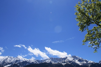 Wettersteingebirge im Mittagslicht 06