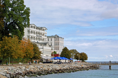 Hafenpromenade in Sassnitz auf Rügen