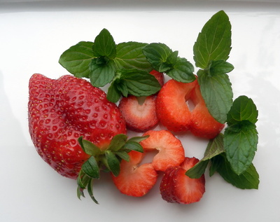 Erdbeer und Minze