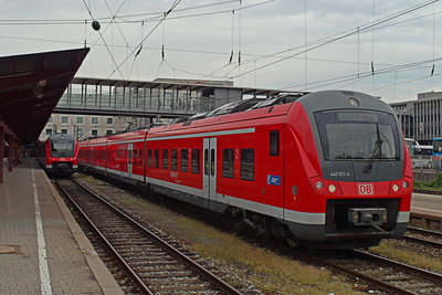 Fugger-Express im Bahnhof Ulm
