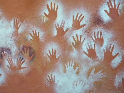 Hände - Aborigines Kunst