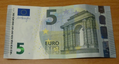 5 Euro-Schein 2013 Vorderseite