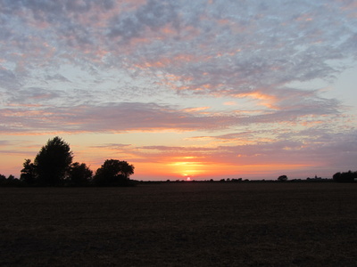 Sonnenuntergang auf Fehmarn