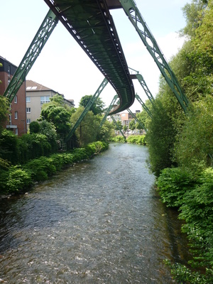 Wupper und Schwebebahn