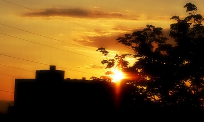 Sonnenaufgang in der Stadt