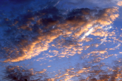 Wolken bei Sonnenaufgang