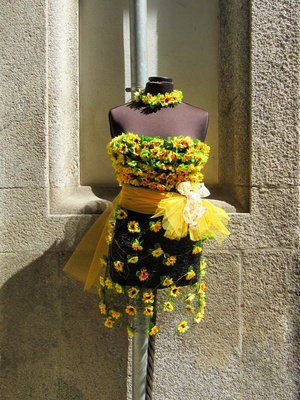 Blümchen-Kleid