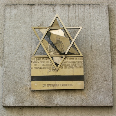 Gedenktafel Synagoge Berlin Spandau