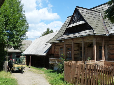 Holzhäuser in Chocholow/Polen 2