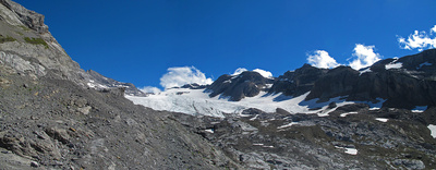 Schwindender Glärnischgletscher