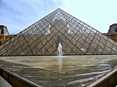 Die Pyramide im Louvre
