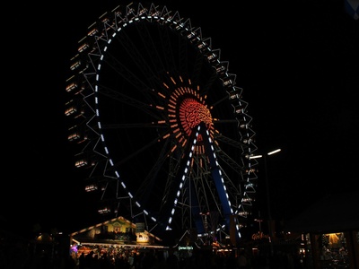 Das Riesenrad bei Nacht 01