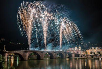Feuerwerk in Heidelberg