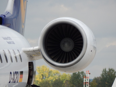Triebwerk/Turbine CRJ700, Lufthansa am FMO