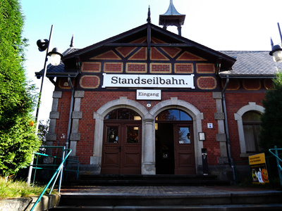 Bahnhofsgebäude Standseilbahn Dresden Weißer Hirsch