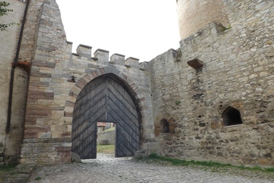 Ein Tor auf der Burg Querfurt