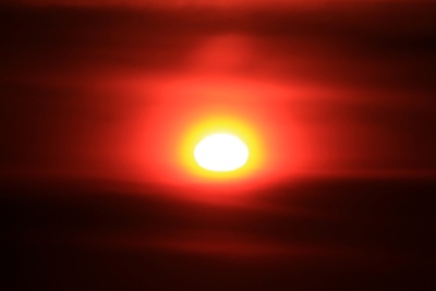 Sonnenaufgang auf 10000 m.ü.M.