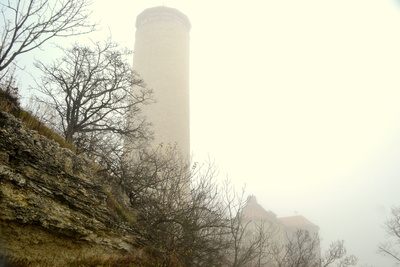 Fuchsturm im Nebel